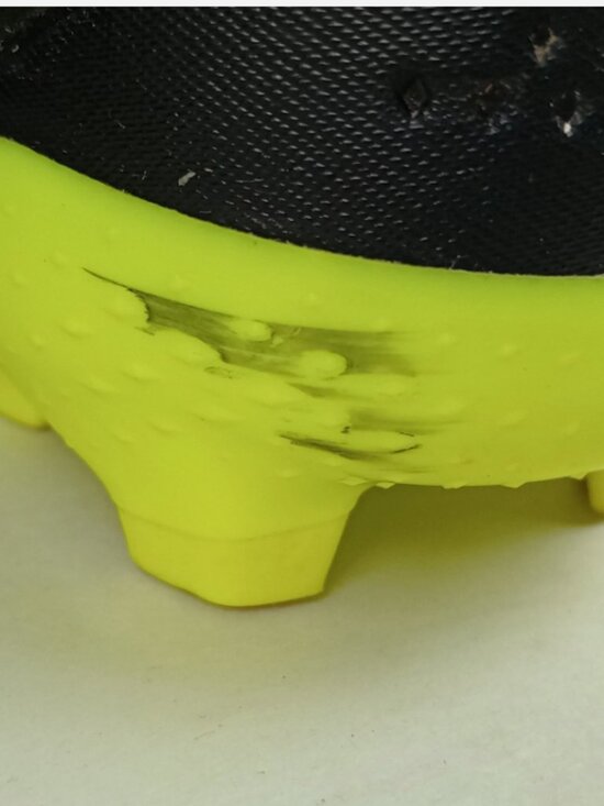 Adidas Mens 11 Predator Demonskin Neon Green Blue Black Football Soccer Cleats main image 7